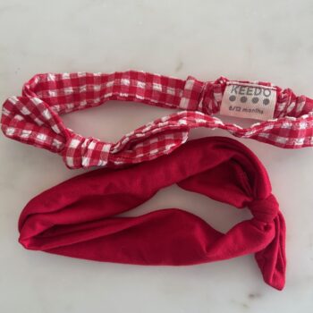 2 head bands 6-9mnths