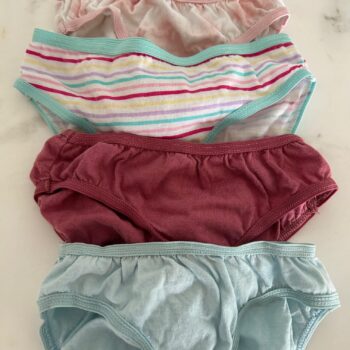 4 pairs panties 2-3yrs