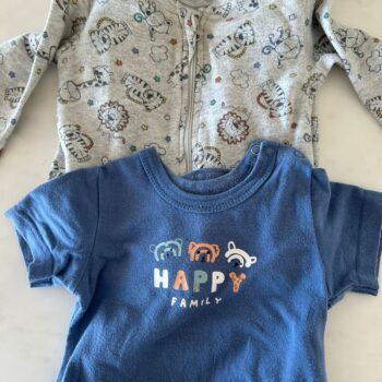 2pce Happy Family romper Buundle 3-6mnths