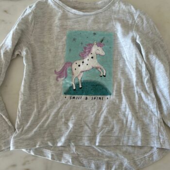 Unicorn long sleeved top 18-24mnths