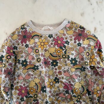 Beautiful floral sweatshirt 4-5yrs
