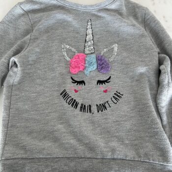 Primark unicorn sweatshirt IMPORTED 7-8yrs