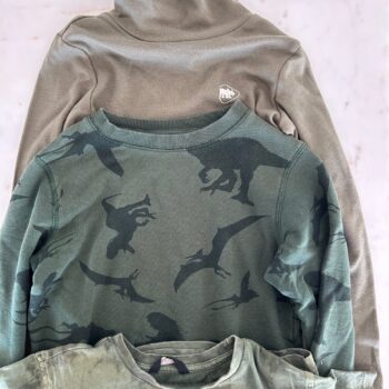 Buundle George t-shirt polo neck top Jurassic World sweatshirt 7-8yrs