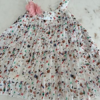 Party dress with pleats 6-9mnths
