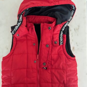 Urban Original fleece lined hooded puffer jacket 8-9yrs