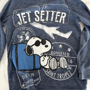Peanuts Snoopy long sleeved t-shirt 7-8yrs