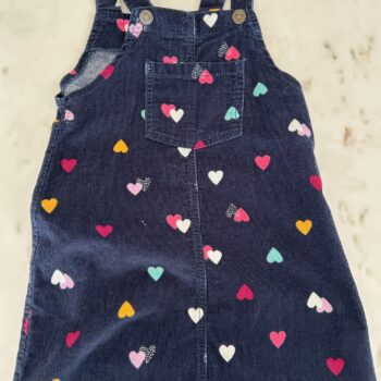 Woolworths corduroy pinafore dress 6-7yrs
