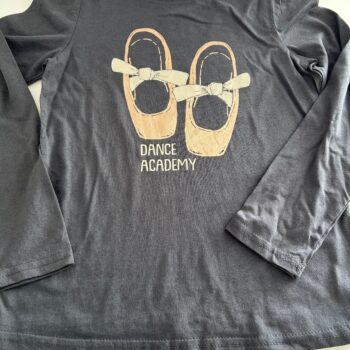 Dance academy embossed long sleeved top 9-10yrs
