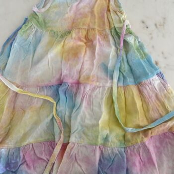 Pastel tie dye cotton dress 5-6yrs