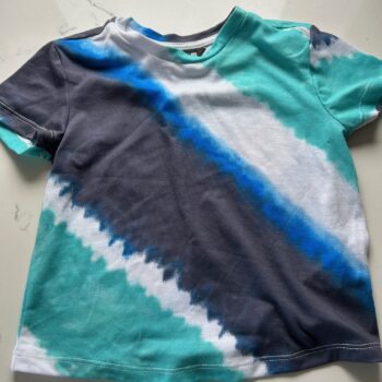 Printed tie-dye t-shirt 2-3yrs