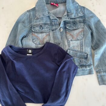 SodaBlock shirt and cool Woolworths denim jacket 4-5yrs