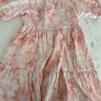 Pretty tie dye look cotton dress 4-5yrs