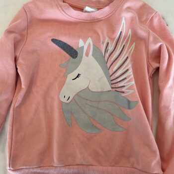 PopCandy Cotton Unicorn sweatshirt 5-6yrs