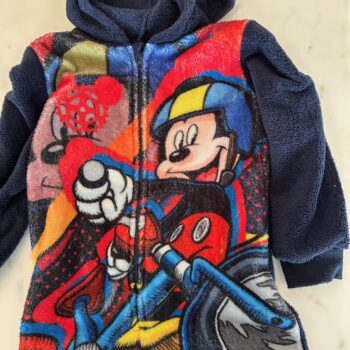Disney Mickey Mouse fleece onesie 5-6yrs