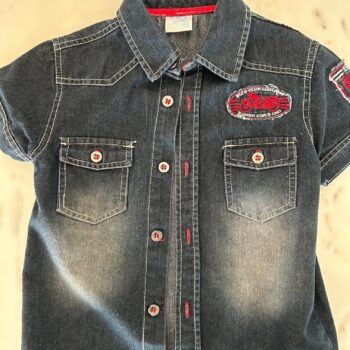 Denim button down shirt 5-6yrs