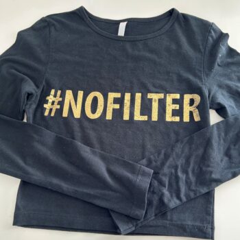 No filter long sleeved t-shirt 9-10yrs