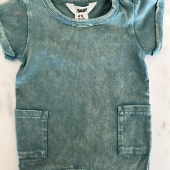 Cotton On Baby denim look romper 3-6mnths