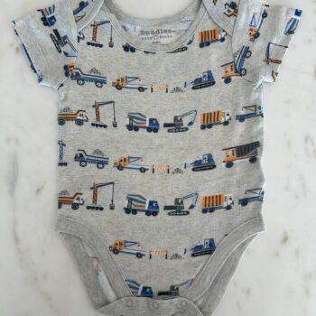 Diggers baby romper 3-6mnths