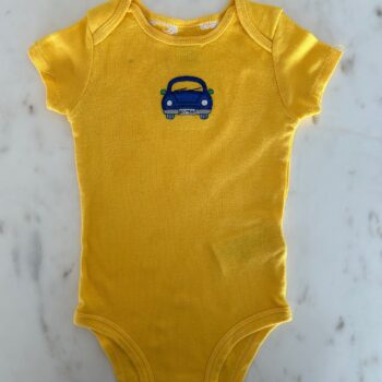 Carters embroidered cotton romper 3-6mnths