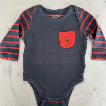 Baby Gap cotton romper with cute pocket IMPORTED 3-6mnths