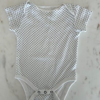 Starry cotton romper 0-3mnths