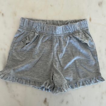Polycotton cute frilled shorts 12-18mnths