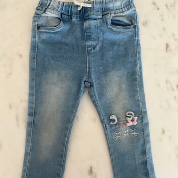 Woolworths cute embroidered denims 12-18mnths