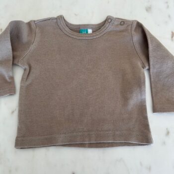 Long sleeved cotton t-shirt 3-6mnths
