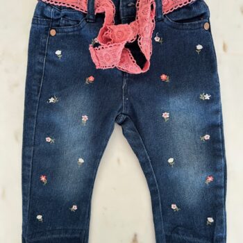 Embroidered jeans 12-18mnths