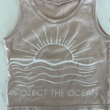 Protect the Ocean 100% cotton top 12-18mnths