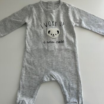 Kiabi super cute embroidered romper IMPORTED 0-3mnths