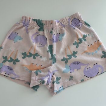 Dino cotton shorts 3-4yrs