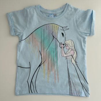 Glitter Frozen t-shirt 3-4yrs