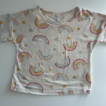 Rainbow t-shirt 2-3yrs