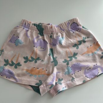 Cotton dino shorts 3-4yrs