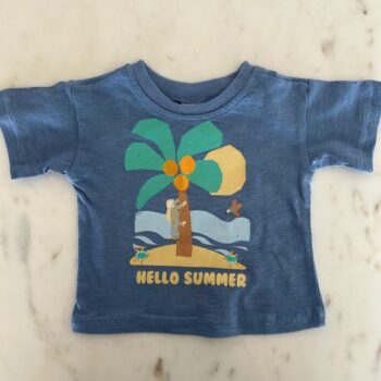 Hello Summer cotton t-shirt 3-6mnths