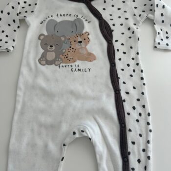 Cotton romper 6-12mnths
