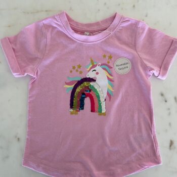 Sequins unicorn t-shirt 3-4yrs