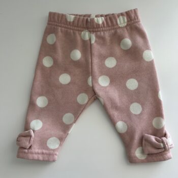 Dots and bows pants 0-3mnths