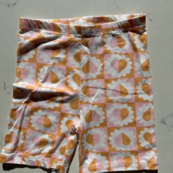 Cotton and Spandex cycling shorts 7-8yrs