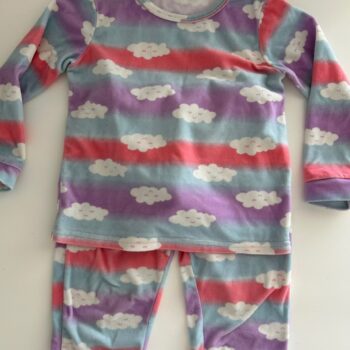 Clouds fleece pajamas 5-6yrs