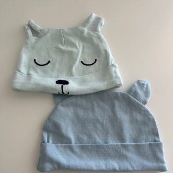 Caps 100% cotton 0-3mnths