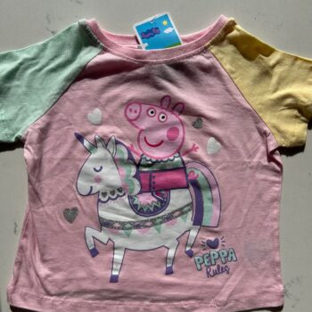 Peppa t-shirt with glitter 3-4yrs