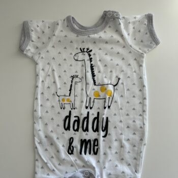Daddy and Me romper Newborn