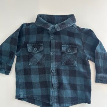 100% cotton flanel top 6-12mnths