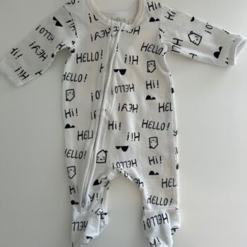 Woolworths 100% cotton romper Newborn