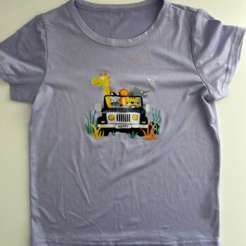 Happy printed top 5-6yrs