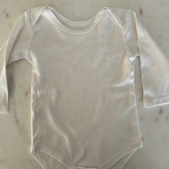 Long sleeved cotton romper 3-6mnths
