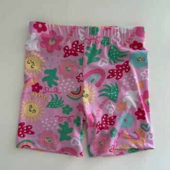 Printed rainbow shorts 3-4yrs