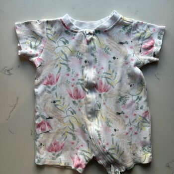 Prettiest IMPORTED cotton romper 6-12mnths